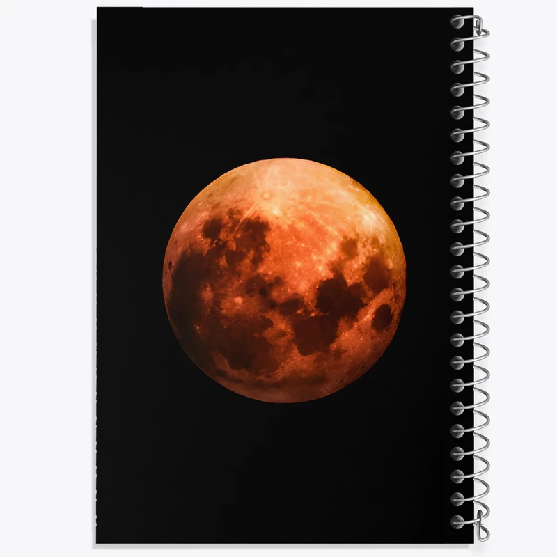 دفتر لیست خرید 50 برگ خندالو طرح ماه (Moon) کد F6726