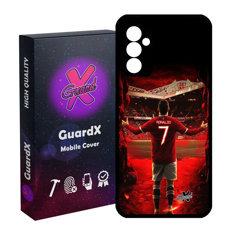 کاور گارد ایکس طرح Ronaldo مدل Glass10397 مناسب برای گوشی موبایل سامسونگ Galaxy A54 / A54 5G