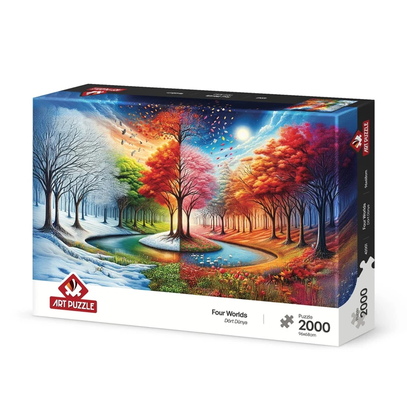 پازل 2000 تکه آرت پازل مدل Four Worlds كد 42001 مناسب نوجوان و بزرگسال