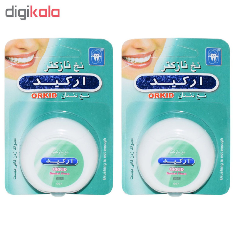 نخ دندان ارکید مدل کلاسیک کد D07 بسته 2 عددی