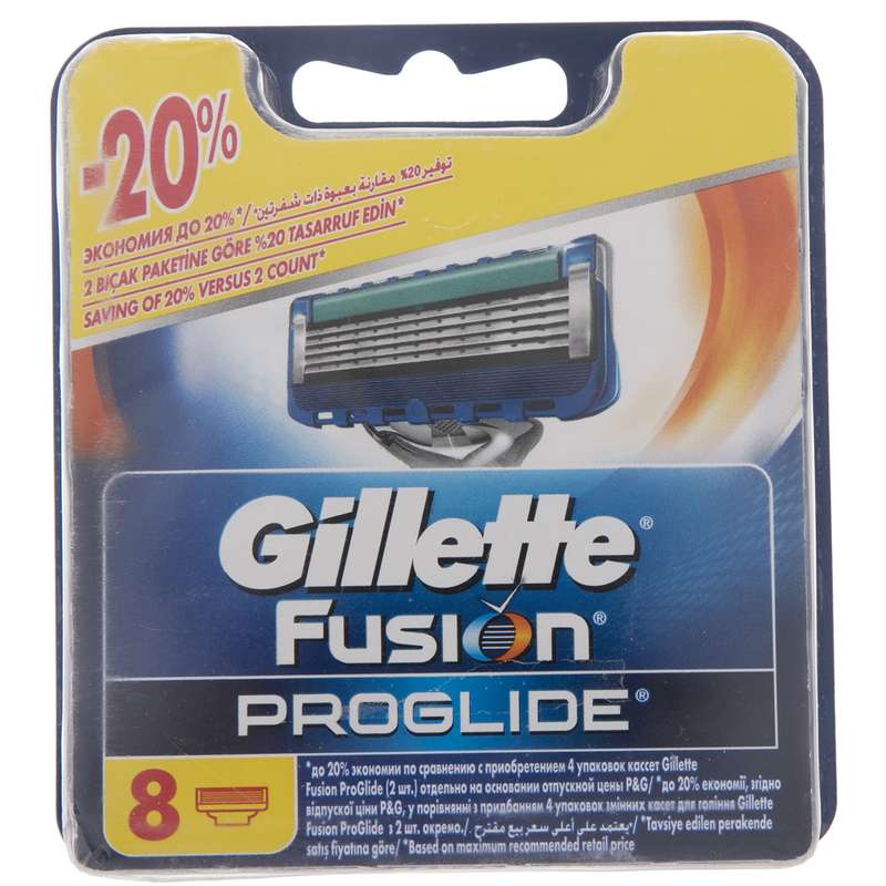 تیغ یدک ژیلت مدل Fusion Proglide بسته 8 عددی