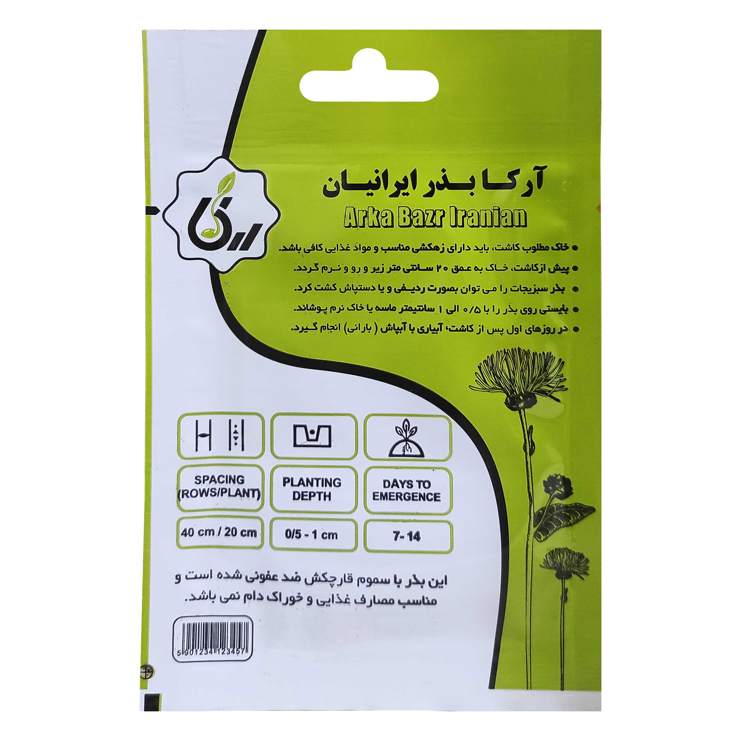 بذر طالبی شمام آرکا بذر ایرانیان کد ARK-167