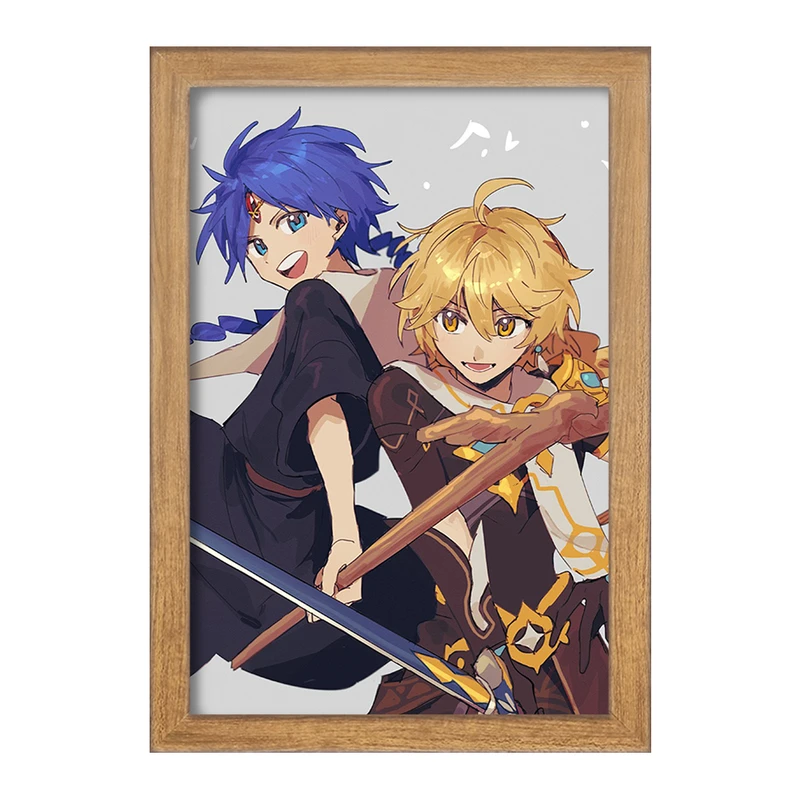 تابلو خندالو مدل علی‌بابا و علائدین انیمه ماگی هزارتوی سحر و جادو کد 36023