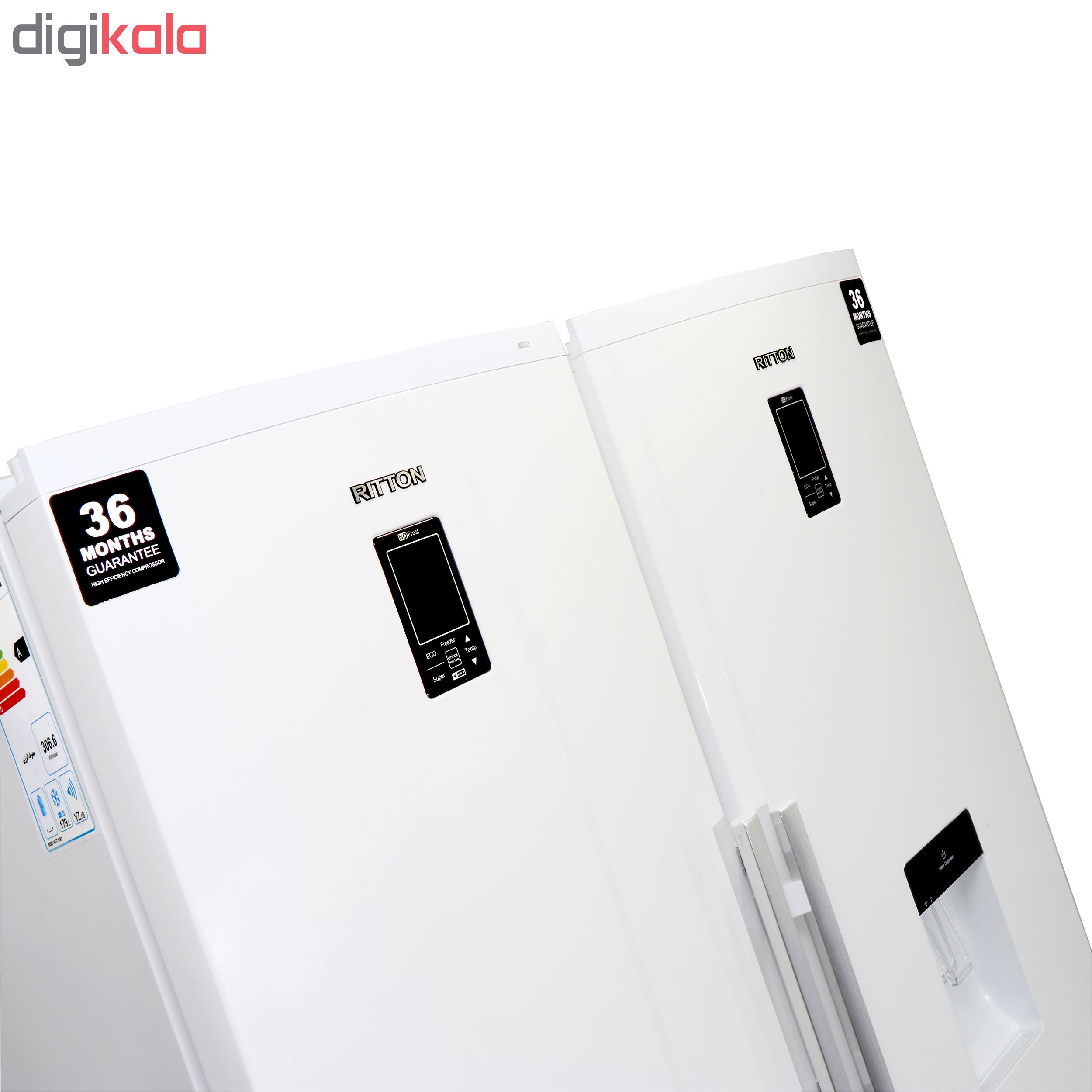یخچال و فریزر دوقلو 30 فوت ریتون مدل RTF-15W