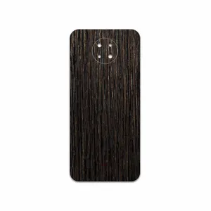 MAHOOT Dark-Gold-Stripes-Wood Cover Sticker for Nokia G10