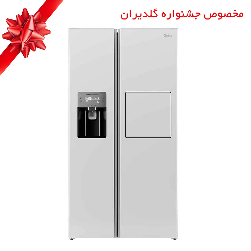 یخچال و فریزر ساید بای ساید 32 فوت جی پلاس مدل GSS-P7922W،و بدون برفک، با ارتفاع 177، پهنای 91 و عمق 85 سانتی‌متر، میزان مصرف انرژی A++، دارای 4 طبقه در یخچال و 4 کشو در فریزر، لزوم اتصال به شیر آب دارد، دارای سیستم نوفراست