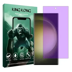King Kong Hydrogel model anti-purple Screen Protector for Samsung Galaxy S23 Ultra mobile phone