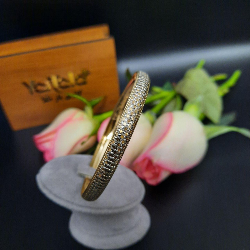 النگو طلا 18 عیار زنانه گالری یارطلا کد AL17-W-4