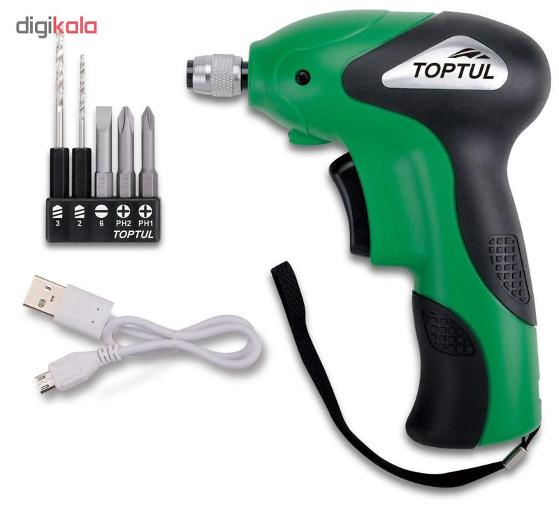 پیچ گوشتی شارژی تاپ تول مدل KPDB0805 پیچ گوشتی شارژی تاپ تول مدل KPDB0805