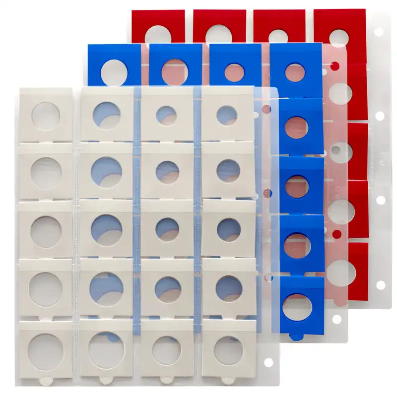 کاور آلبوم سکه دنیای کلکسیون کد C20 بسته 3 عددی