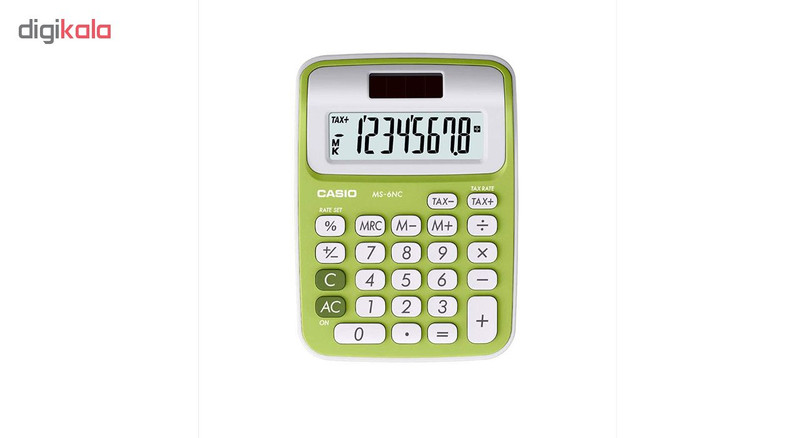 ماشین حساب کاسیو مدل MS-6NC-GN