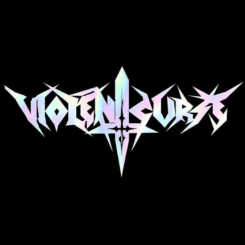 برچسب بدنه خودرو سولگی طرح  Violent Curse هولوگرامی کد M243