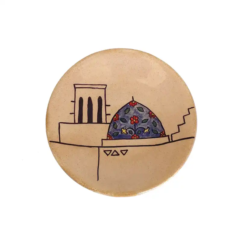 ست فنجان و نعلبکی سرامیکی مدل کلاسیک بادگیر