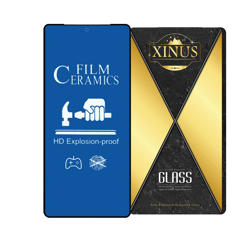 محافظ صفحه نمایش سرامیکی مات ژینوس مدل BLUECRMX مناسب برای گوشی موبایل شیائومی Poco X4 Pro 5G