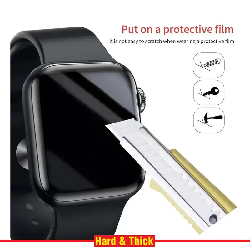 محافظ صفحه نمایش نانو هارد اند تیک مدل NHT مناسب برای اپل واچ 40mm بسته دو عددی