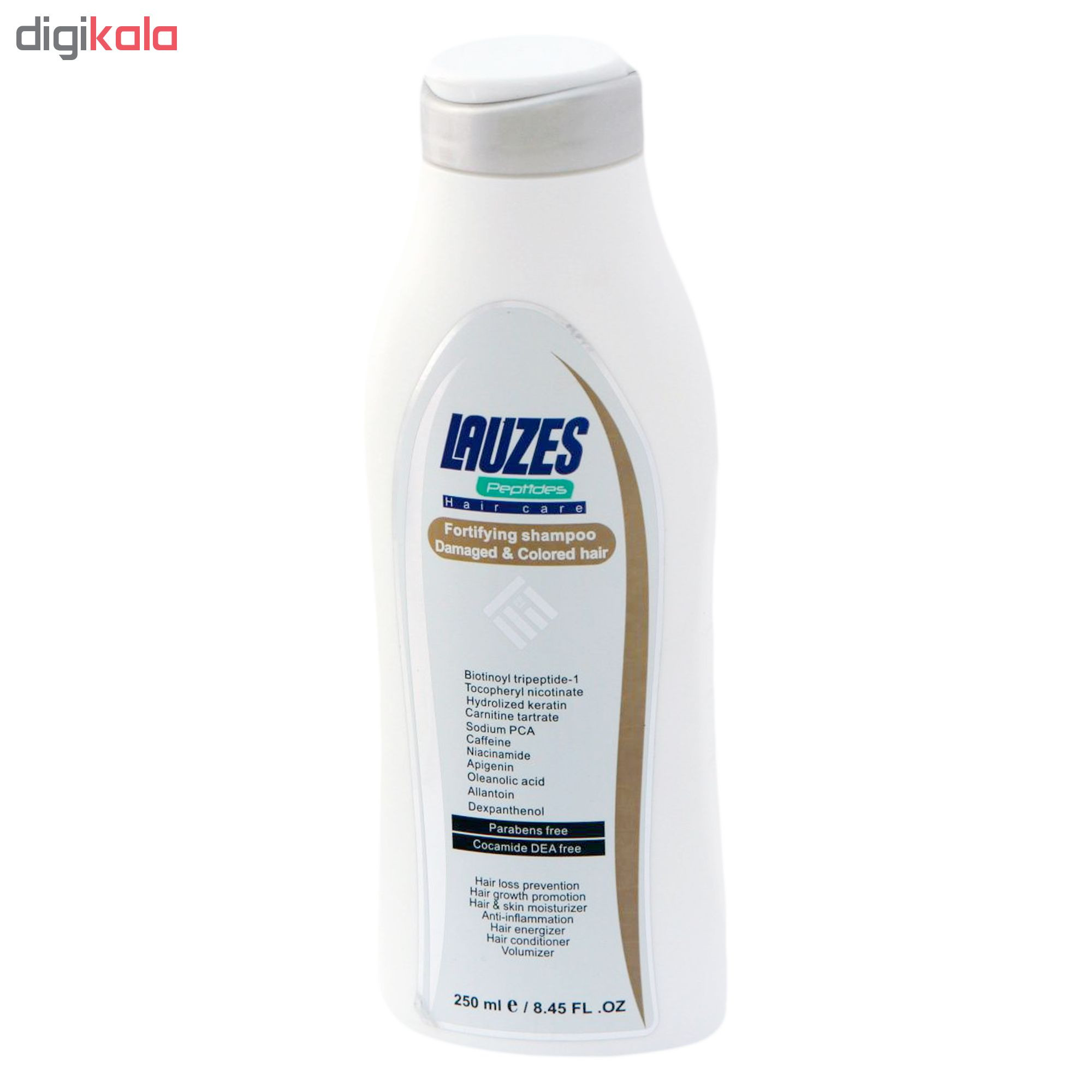 شامپو لازس مدل Damaged &Colored hair حجم 250 میلی لیتر