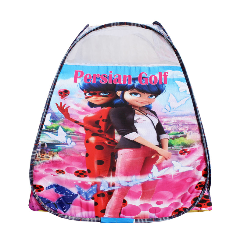 چادر بازی کودک مدل دختر کفشدوزکی کد KDK-NEW