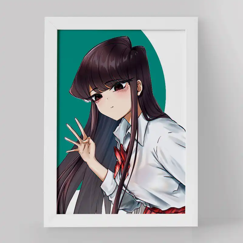 تابلو خندالو مدل انیمه کومی سان کد 16092