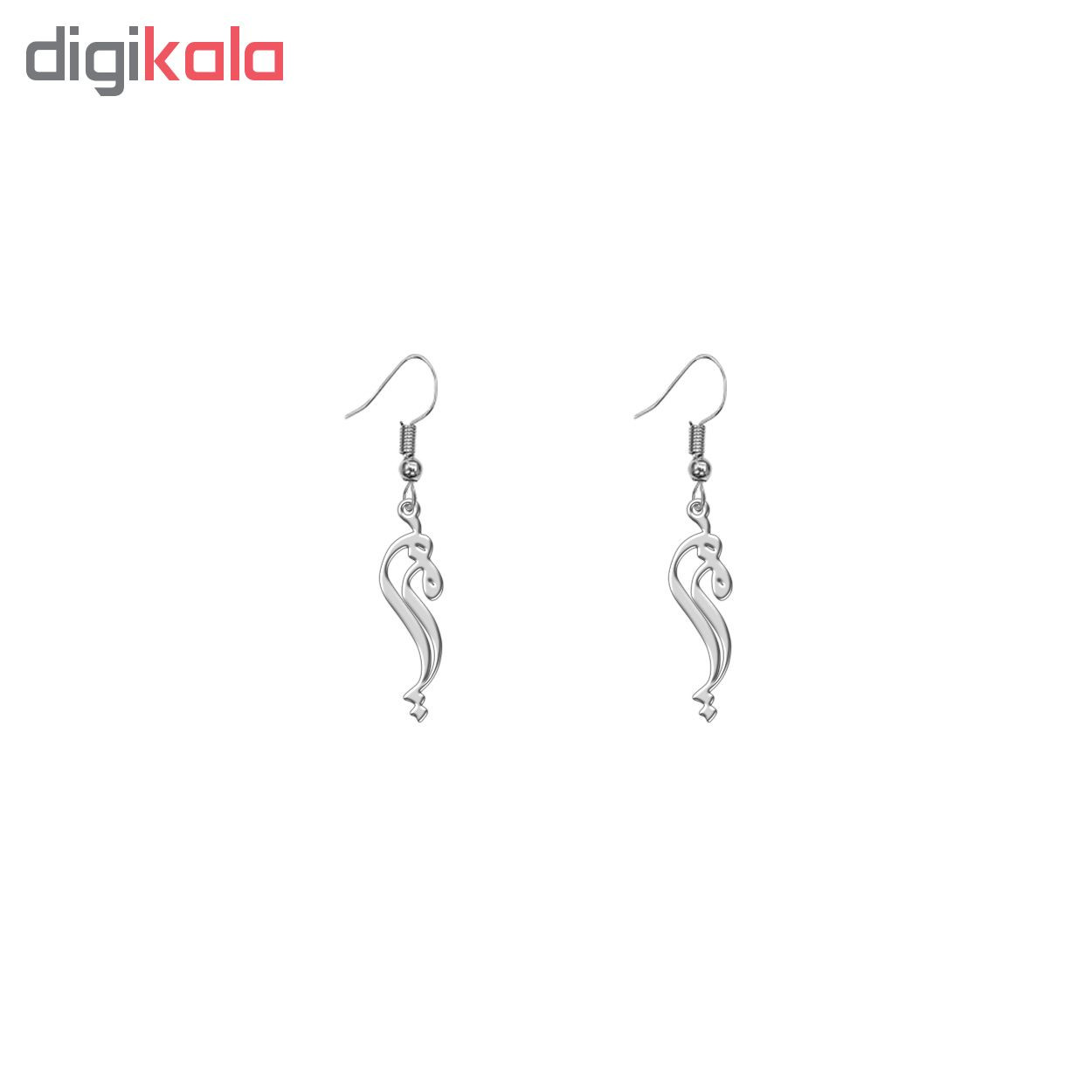 نیم ست نقره زنانه ترمه 1 طرح مریم کد L540