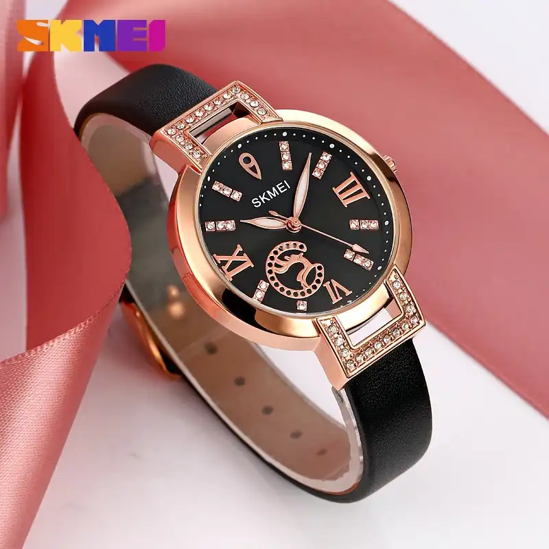 ساعت مچی عقربه ای زنانه اسکمی مدل 1977 BK