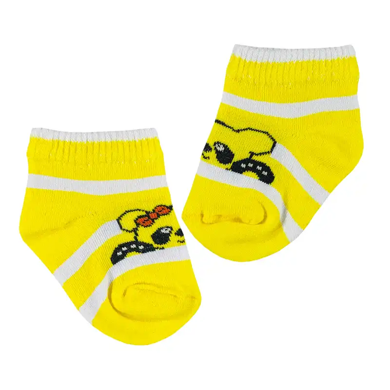 جوراب نوزادی مدل AG276 مجموعه 4 عددی