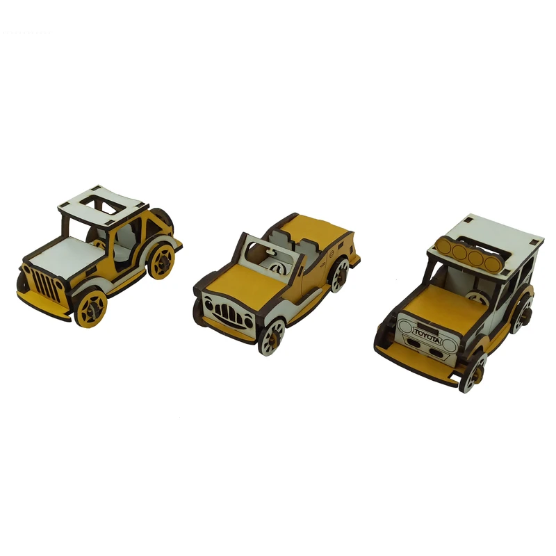 ماکت دکوری طرح ماشین کد MA-24 مجموعه 3 عددی
