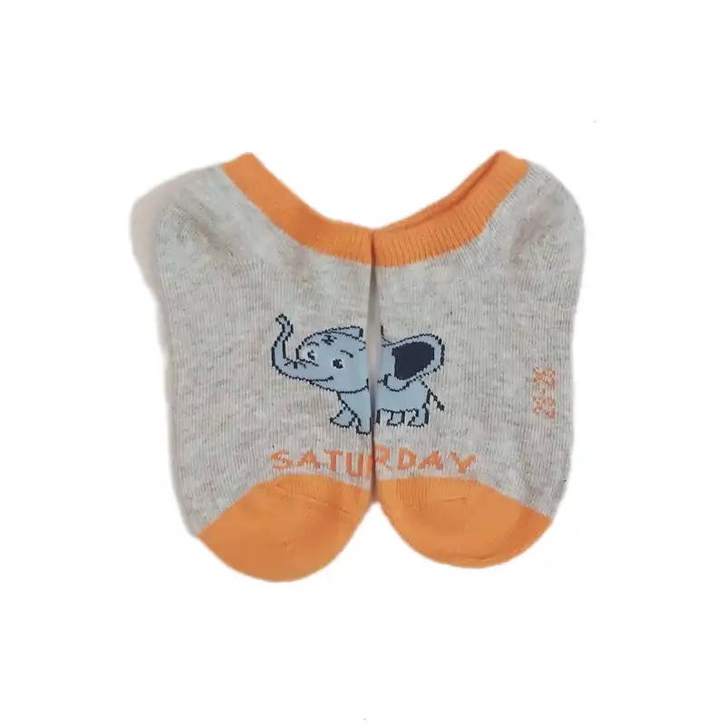 جوراب ساق کوتاه بچگانه لوپیلو مدل حیوانات روز مجموعه 7 عددی