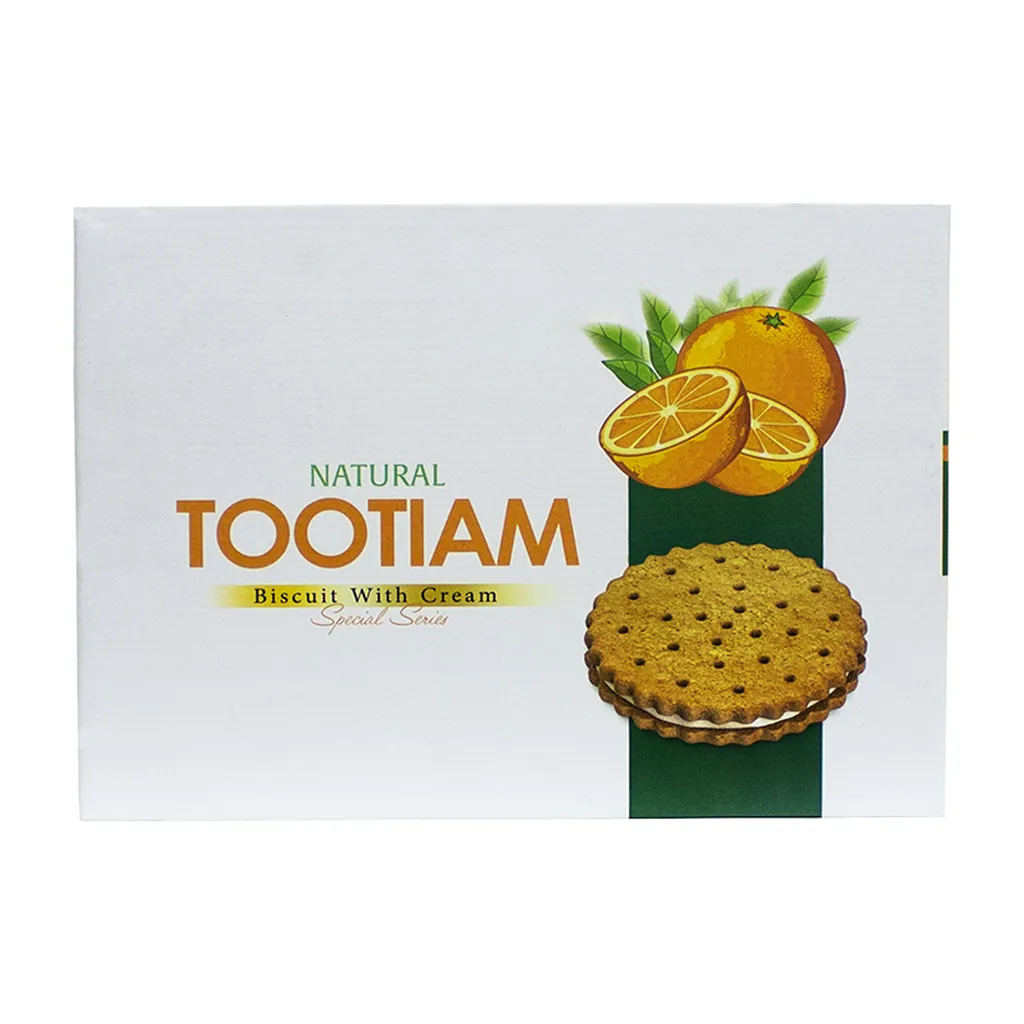 بیسکوئیت کرمدار پرتقالی توتیام خرم - 2500 گرمی