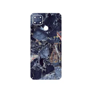 MAHOOT Broken black marble Cover Sticker for Realme C25s