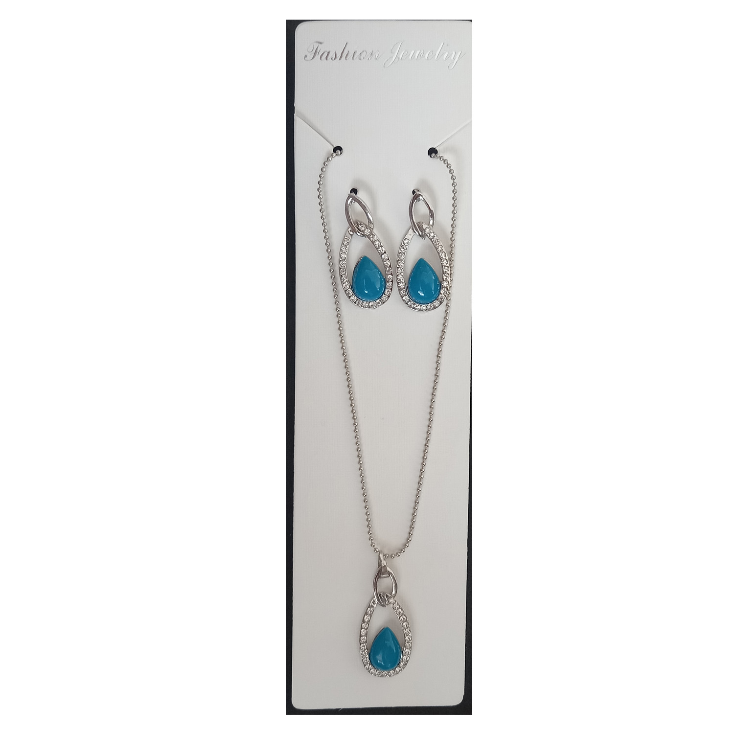 نیم ست زنانه مدل چشم کد BLE-2