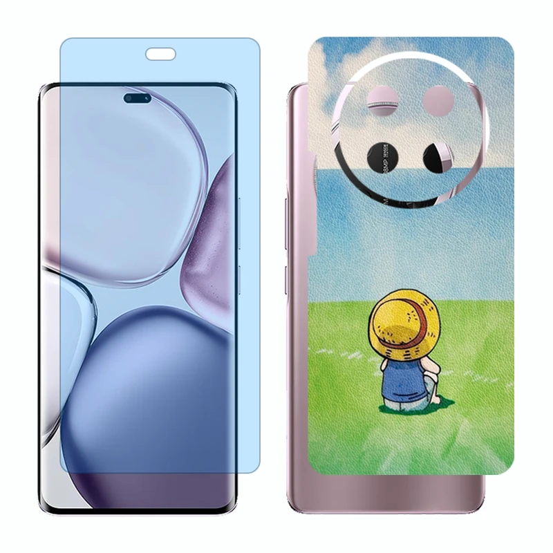 محافظ صفحه نمایش مات آنتی بلو گلس مدل Together مناسب برای گوشی موبایل آنر X9c به همراه برچسب پوششی