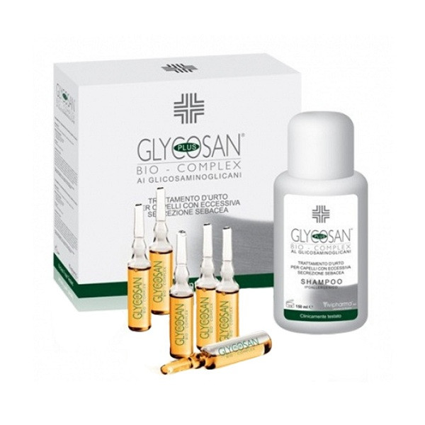 شامپو مو گلیکوزان مدل Anti Hair Loss حجم 192 میلی لیتر به همراه لوسیون بسته 6 عددی