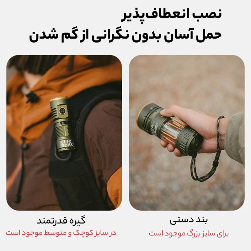 چراغ قوه دستی نیچرهایک مدل CNK2300011-L