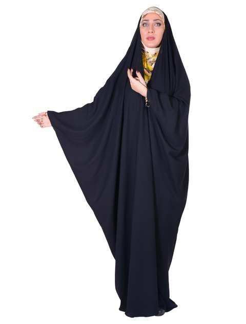 چادر عبایی شهر حجاب مدل جده کرپ کریستال کد 8002