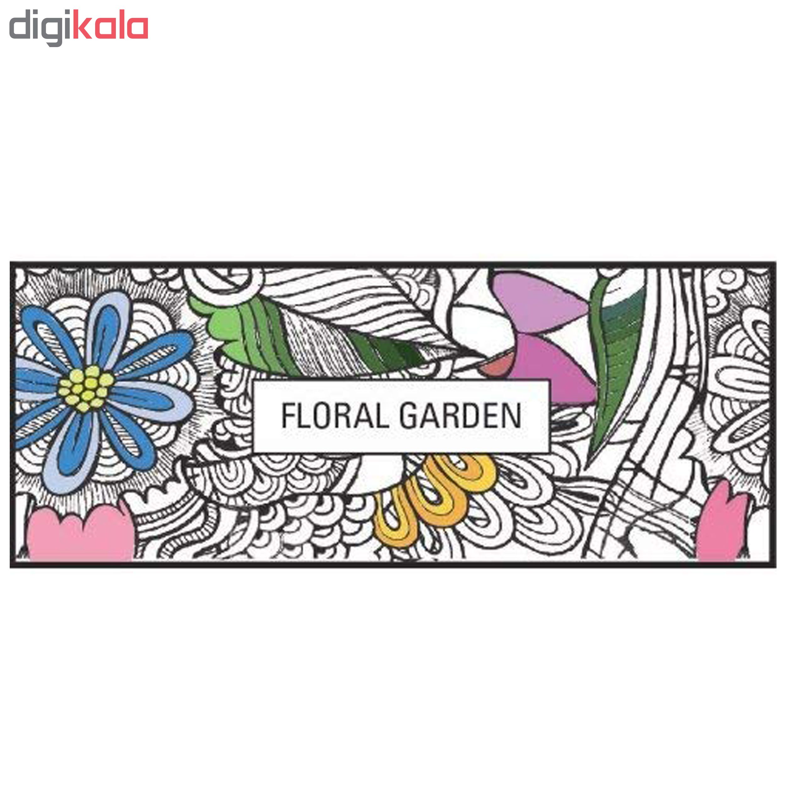 چسب کاغذی رنگ آمیزی کیکرلند مدل باغ گل Floral Garden