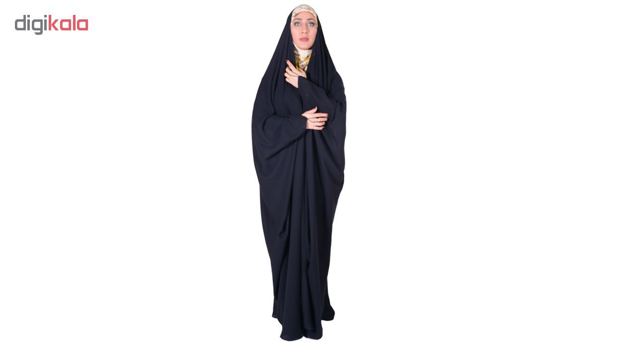 چادر عبایی شهر حجاب مدل جده کرپ کریستال کد 8002 -  - 2