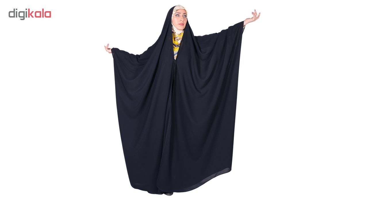 چادر عبایی شهر حجاب مدل جده کرپ کریستال کد 8002 -  - 7