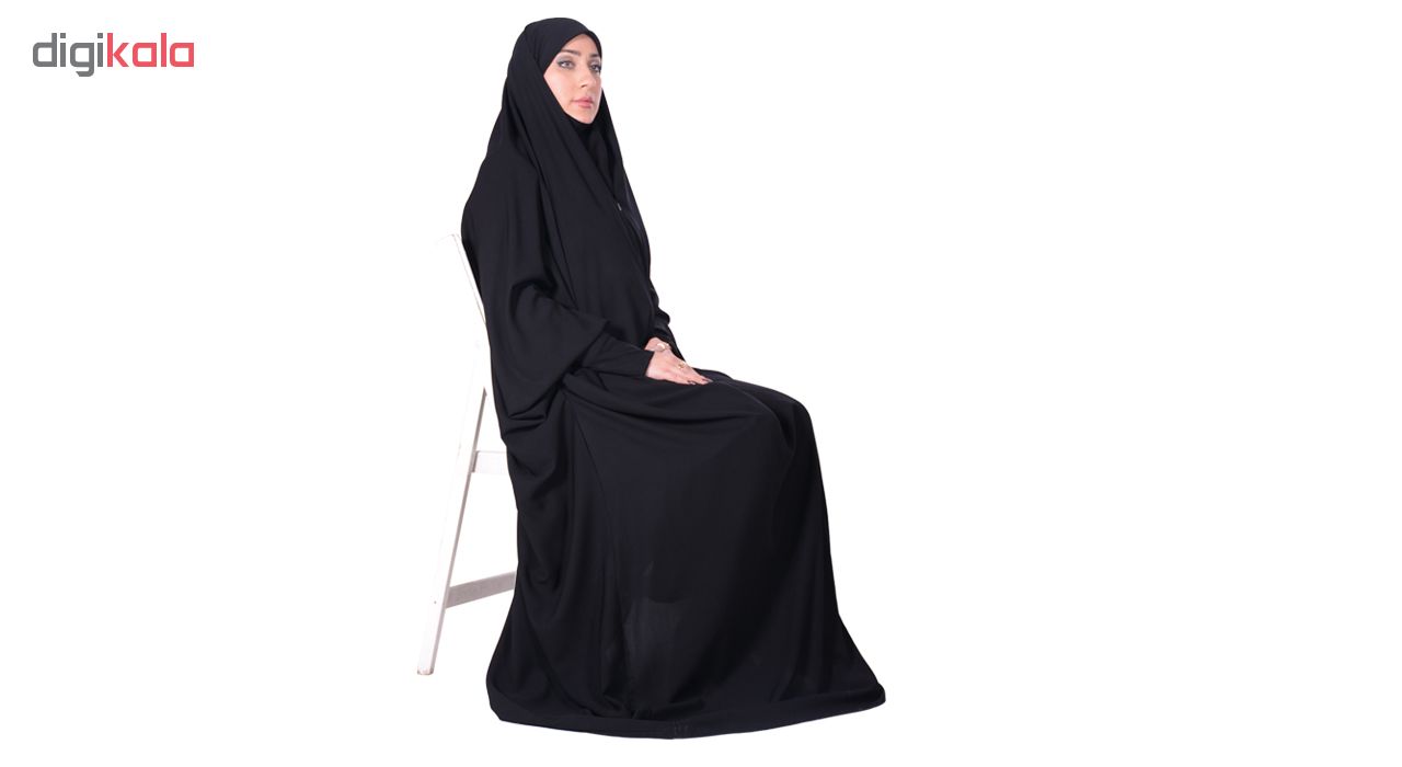 چادر حجاب جلابیب کرپ کن کن ژرژت شهر حجاب مدل 8047