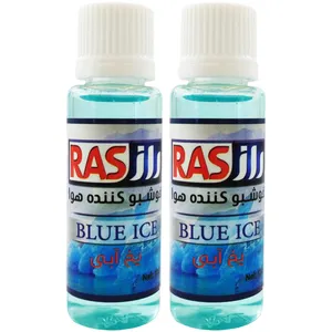 اسانس خوشبو کننده هوا RAS رایحه یخ آبی حجم 30 میلی لیتر بسته 2 عددی