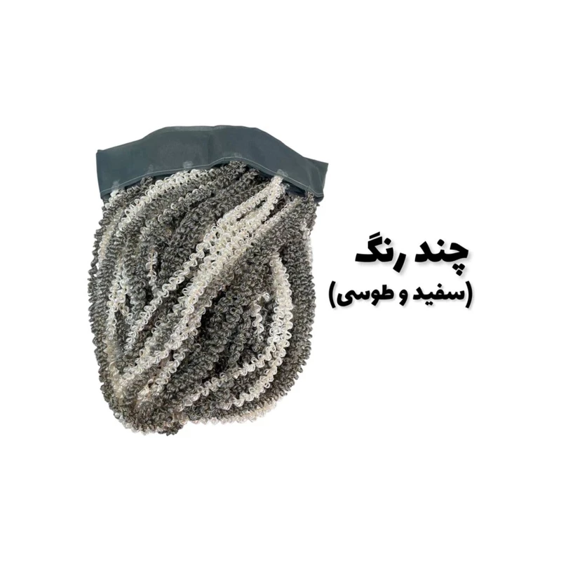 عکس شماره 2 : پرده ریشه ای مدل پفکی کد tw-ps5 سایز 80x300 سانتی متر