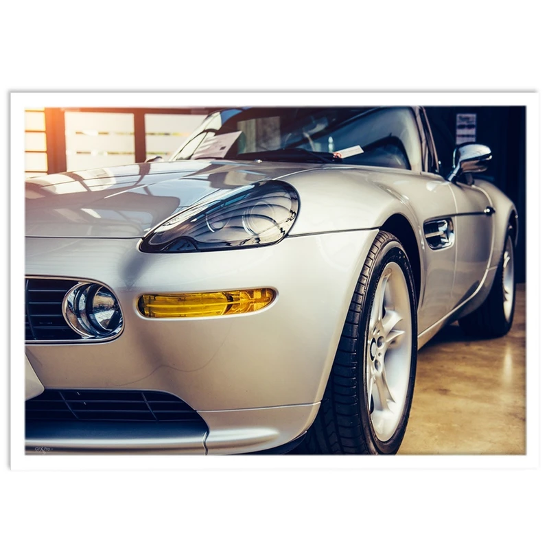 تابلو نوری بکلیت طرح اتومبیل ماشین BMW  مدل W-S1514