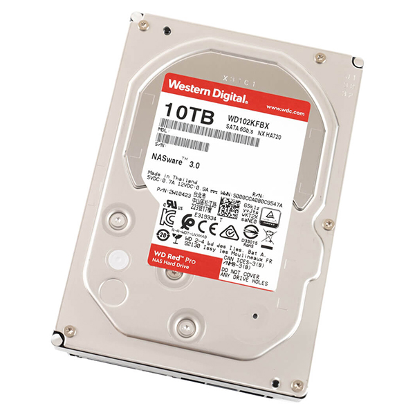 Western Digital 内蔵ハードディスク 3.5インチ 10TB WD101PURA （WD101PURP相当品）