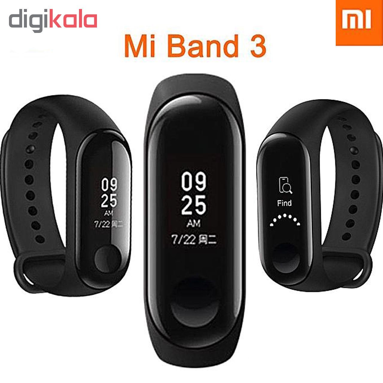 مچ بند هوشمند شیائومی مدل Mi band 3 new package 2019 -  - 6