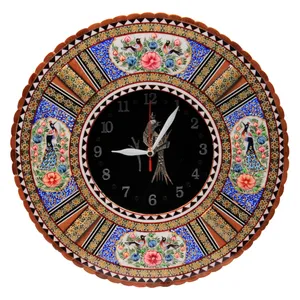 ساعت دیواری خاتم کاری کد 3-70168