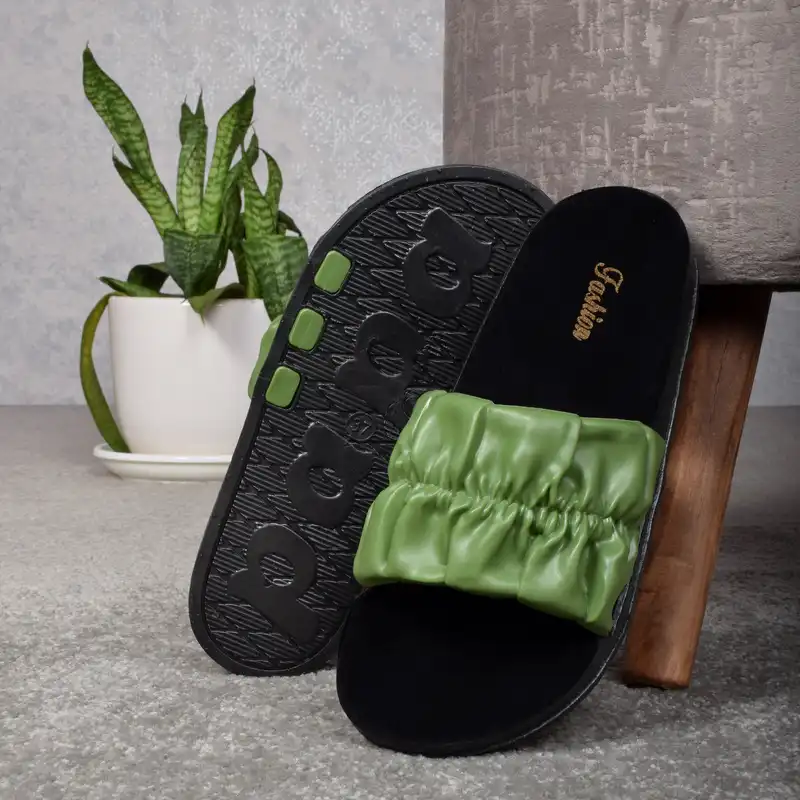 دمپایی زنانه پاپا مدل GRN.2774