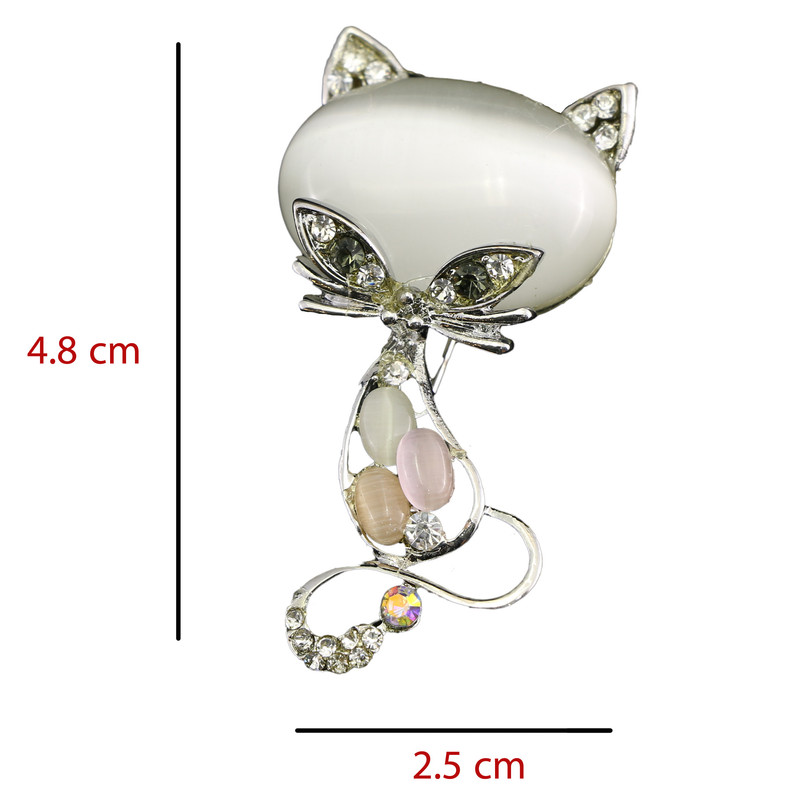 گل سینه دخترانه مدل گربه 3003