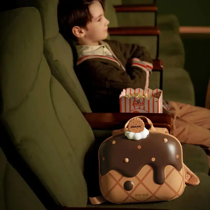 کوله پشتی بچگانه زوی زویی مدل Chocolate Ice Cream کد B18-D