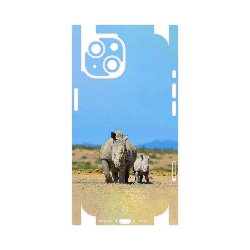 برچسب پوششی ماهوت مدل Rhino-FullSkin مناسب برای گوشی موبایل اپل iPhone 15