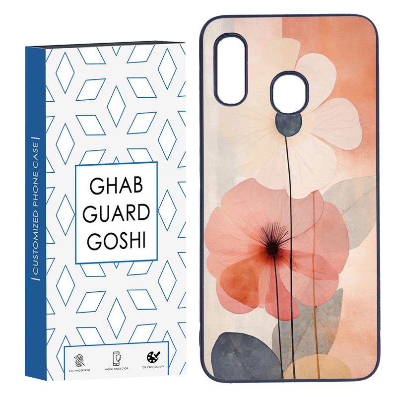 کاور قاب گارد گوشی طرح گل کد TPU-165 مناسب برای گوشی موبایل سامسونگ Galaxy A30 / A20