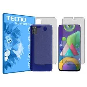 Tecno matte screen protector HyMTT model suitable for Samsung Galaxy M21 mobile phone along with back protector